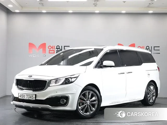 Kia All New Carnival 2018 Жемчужный цвет из Кореи
