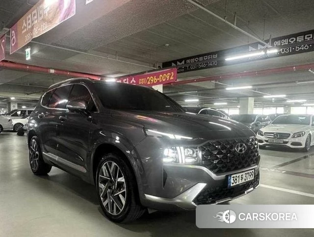 Hyundai The New Santa Fe 2021 Серый из Кореи