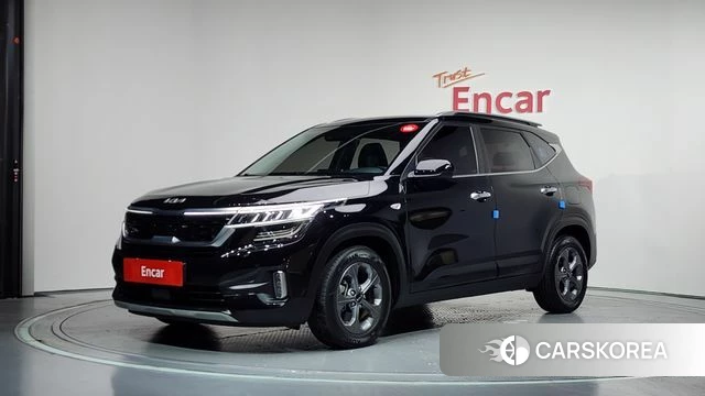 Kia Seltos 2022 Черный из Кореи