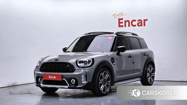 Mini Cooper Countryman 2021 Серебристо-серый из Кореи