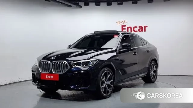 BMW X6 (G06) 2022 Черный из Кореи