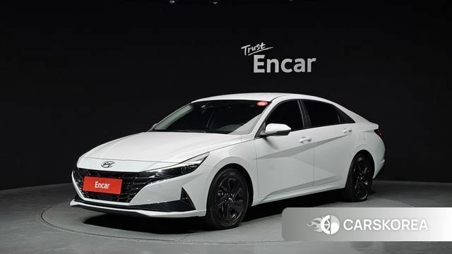 Hyundai Avante (CN7) 2020 Белый из Кореи
