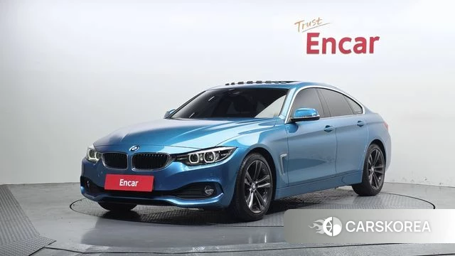 BMW 4 Series (F32) 2020 Небесно-голубой из Кореи