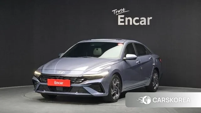 Hyundai The New Avante (CN7) 2023 Светло-серебряный цвет из Кореи