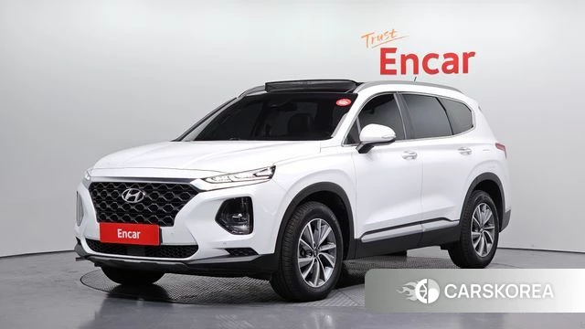 Hyundai Santa Fe TM 2019 Белый из Кореи