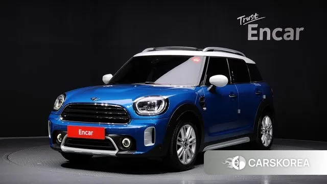 Mini Cooper Countryman 2021 Синий из Кореи