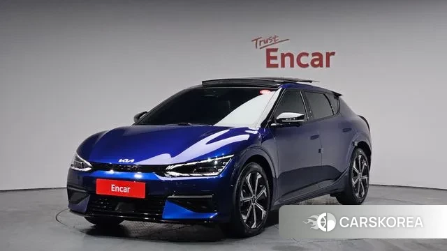 Kia EV6 2022 Синий из Кореи