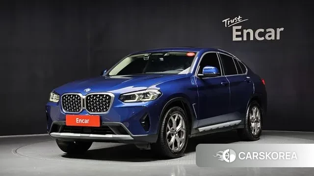 BMW X4 (G02) 2022 Синий из Кореи