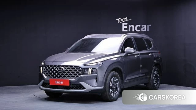 Hyundai The New Santa Fe 2022 Серый из Кореи