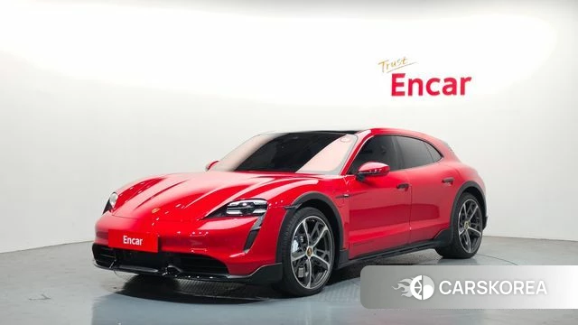 Porsche Taycan 2022 Красный из Кореи