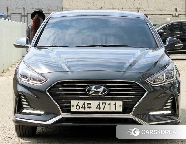 Hyundai Sonata New Rise 2018 Серебристо-серый из Кореи