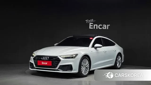 Audi A7 (4K) 2021 Белый из Кореи