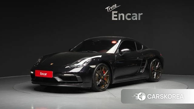 Porsche 718 Cayman 2019 Черный из Кореи