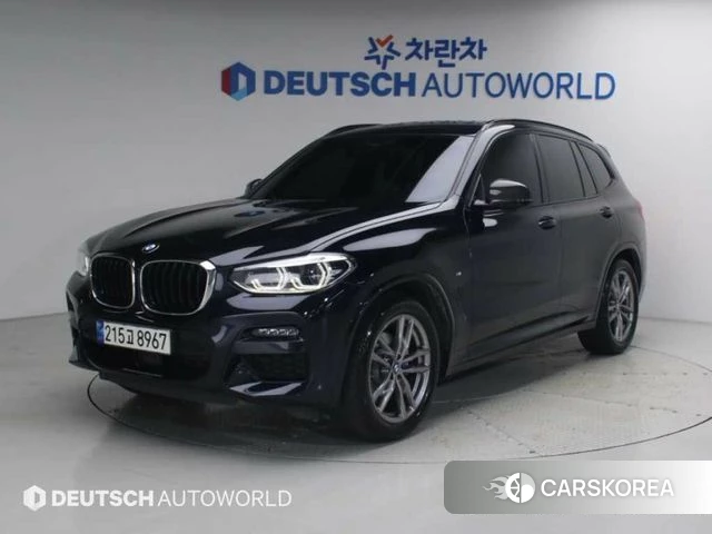 BMW X3 (G01) 2021 Черный из Кореи