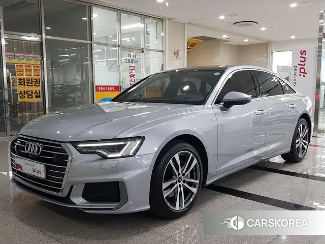 Audi A6 (C8) 2021 Серебряный из Кореи