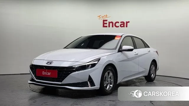 Hyundai Avante (CN7) 2020 Белый из Кореи