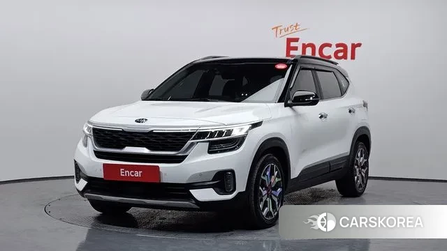 Kia Seltos 2019 Белый двухцветный из Кореи