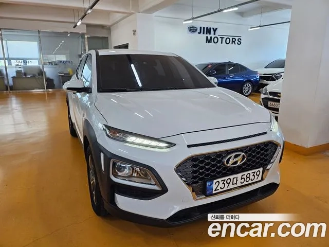Hyundai Kona Hybrid 2019 Белый из Кореи