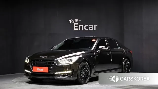 Genesis EQ900 2018 Черный из Кореи