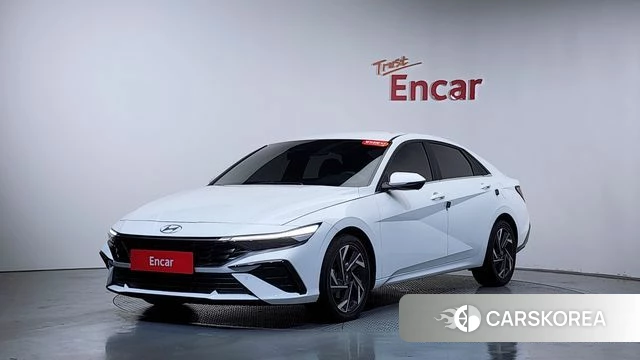Hyundai The New Avante (CN7) 2023 Белый из Кореи