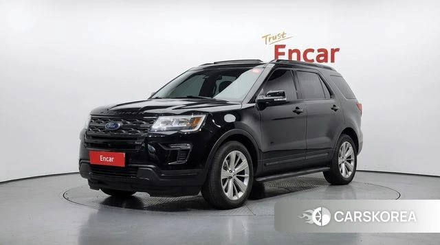 Ford Explorer 2018 Черный из Кореи