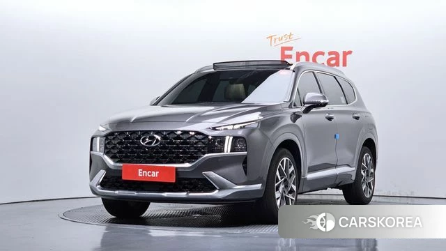 Hyundai The New Santa Fe 2021 Серый из Кореи