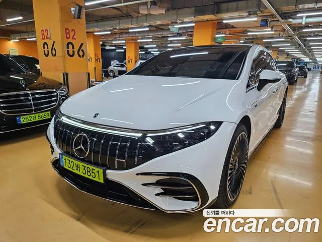 Mercedes-Benz EQS V297 2023 Белый из Кореи