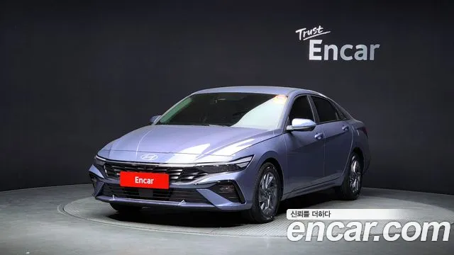 Hyundai The New Avante (CN7) 2023 Синий из Кореи