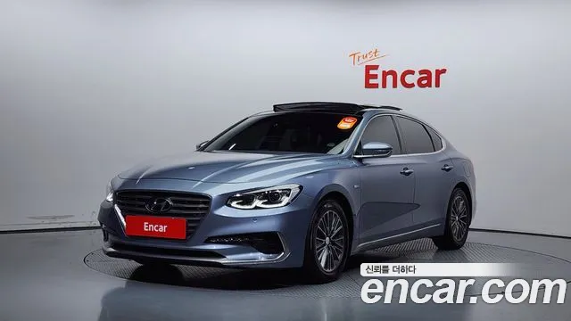 Hyundai Grandeur IG Hybrid 2018 Светло-серебряный цвет из Кореи