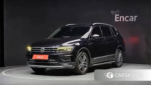 Volkswagen Tiguan Allspace 2018 Черный из Кореи