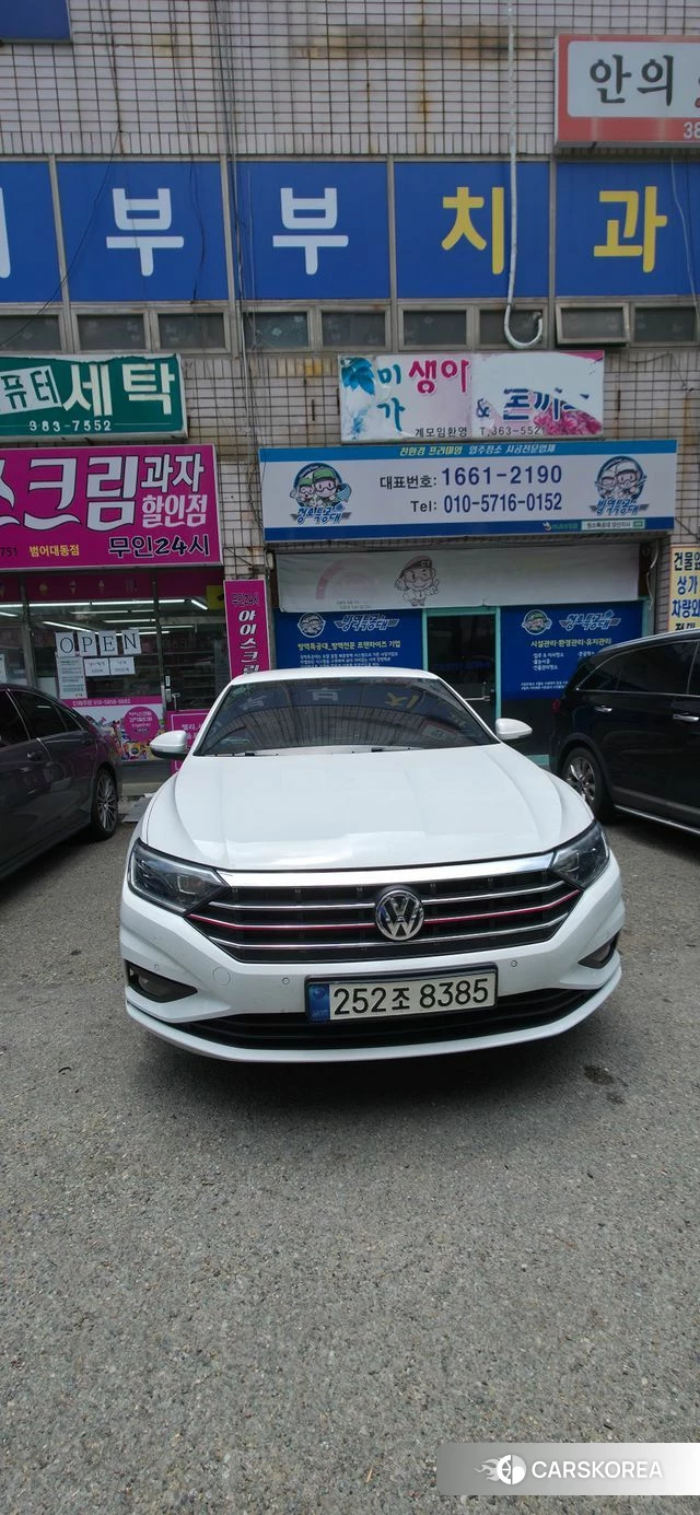 Volkswagen 7th Generation of Jetta 2020 Белый из Кореи