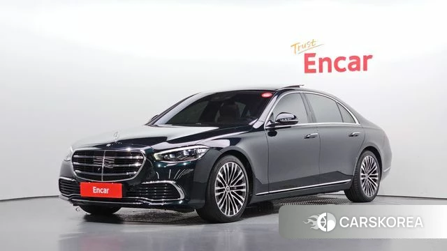 Mercedes-Benz S-Class W223 2021 Темно-зеленый из Кореи
