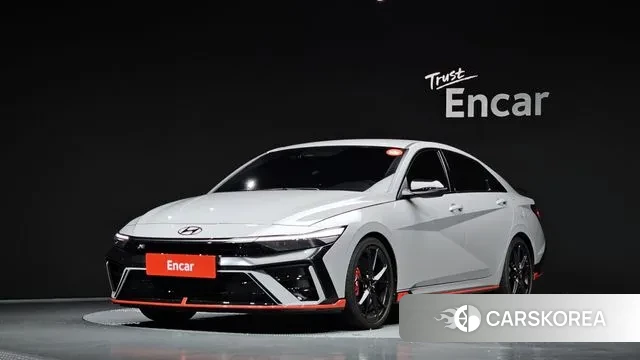 Hyundai The New Avante (CN7) 2024 Серебристо-серый из Кореи