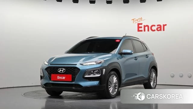 Hyundai Kona 2018 Небесно-голубой из Кореи