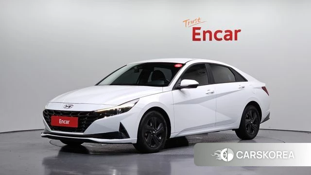 Hyundai Avante (CN7) 2022 Белый из Кореи
