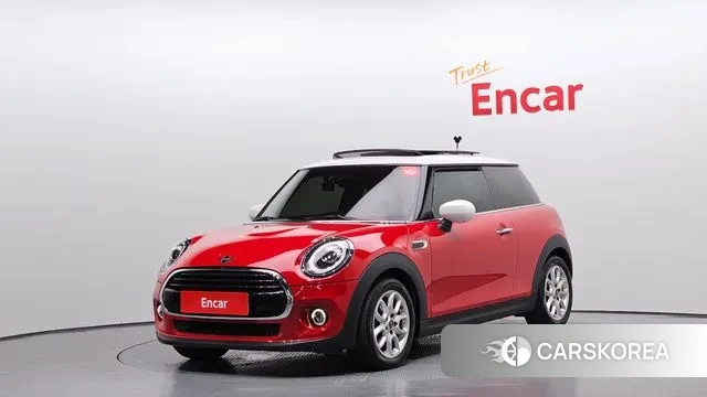 Mini Cooper 2021 Красный из Кореи