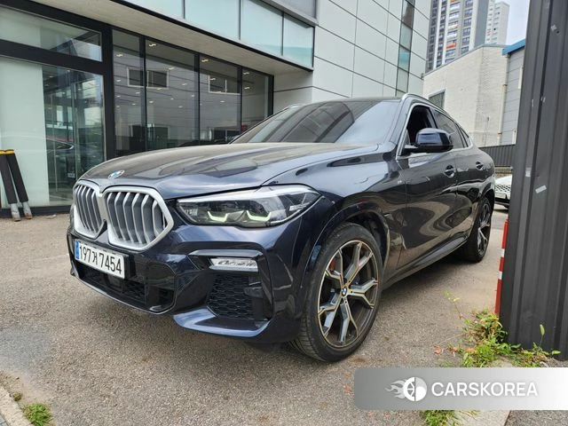 BMW X6 (G06) 2021 Черный из Кореи