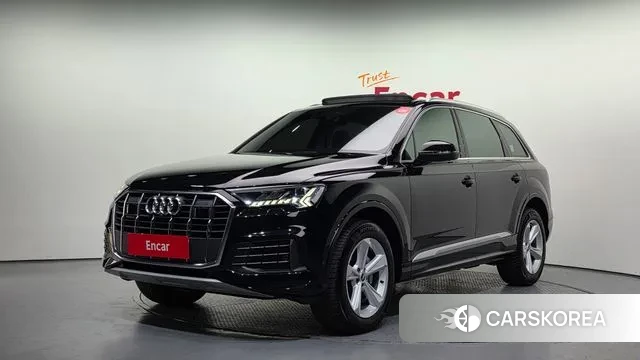 Audi Q7 (4M) 2022 Черный из Кореи