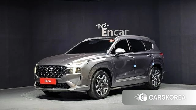 Hyundai The New Santa Fe 2022 Серый из Кореи