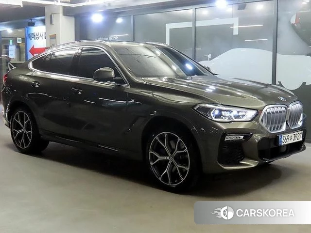 BMW X6 (G06) 2021 Зеленый из Кореи