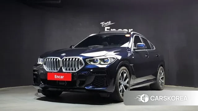 BMW X6 (G06) 2022 Черный из Кореи