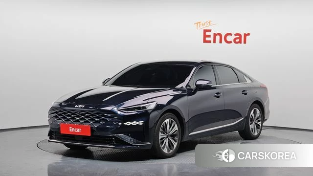 Kia K8 Hybrid 2023 Синий из Кореи