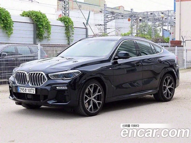 BMW X6 (G06) 2020 Черный из Кореи
