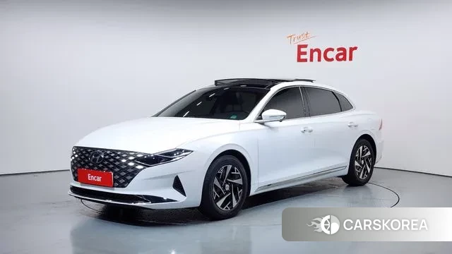 Hyundai The New Grandeur IG Hybrid 2021 Белый из Кореи