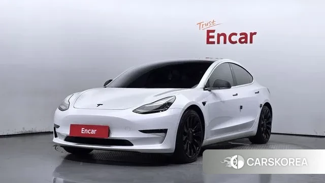 Tesla Model 3 2020 Белый из Кореи