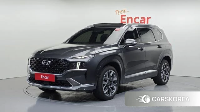 Hyundai The New Santa Fe 2021 Серый из Кореи