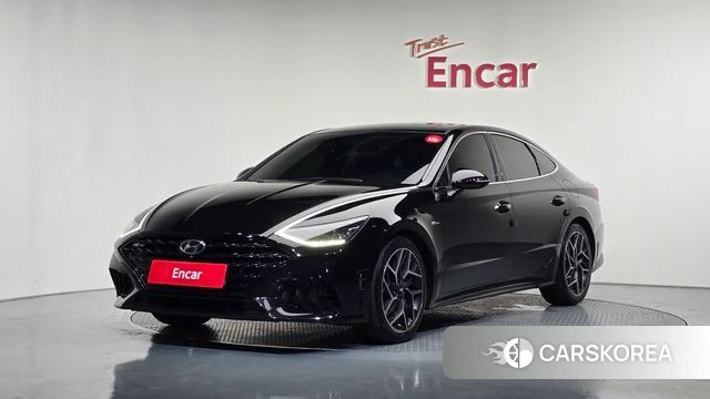 Hyundai Sonata (DN8) 2022 Черный из Кореи
