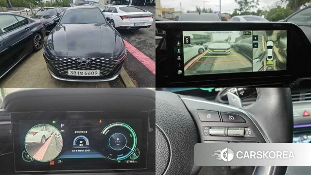 Hyundai The New Grandeur IG Hybrid 2021 Черный из Кореи