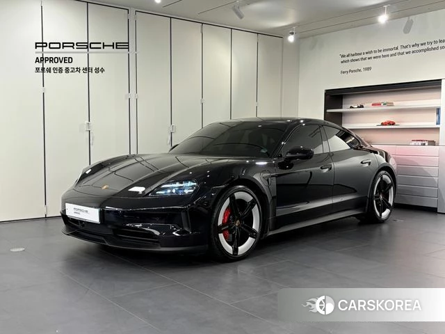 Porsche Taycan 2025 Черный из Кореи