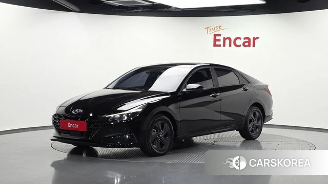 Hyundai Avante (CN7) 2022 Черный из Кореи